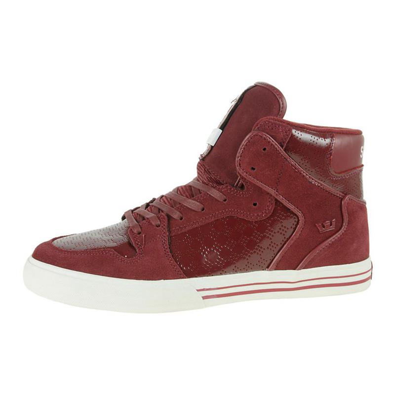 Supra VAIDER Sneaker High Damen Bordeaux Sale EIZHY5679